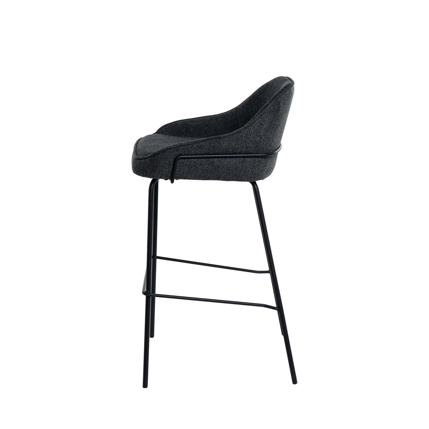Sgabello louis grigio scuro