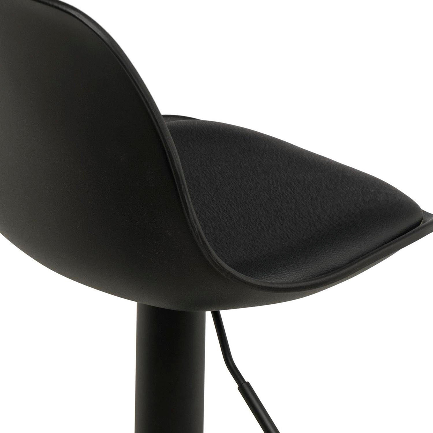 Sgabello sadie nero