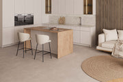 Sgabello raggi beige