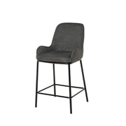 Sgabello milton grigio scuro