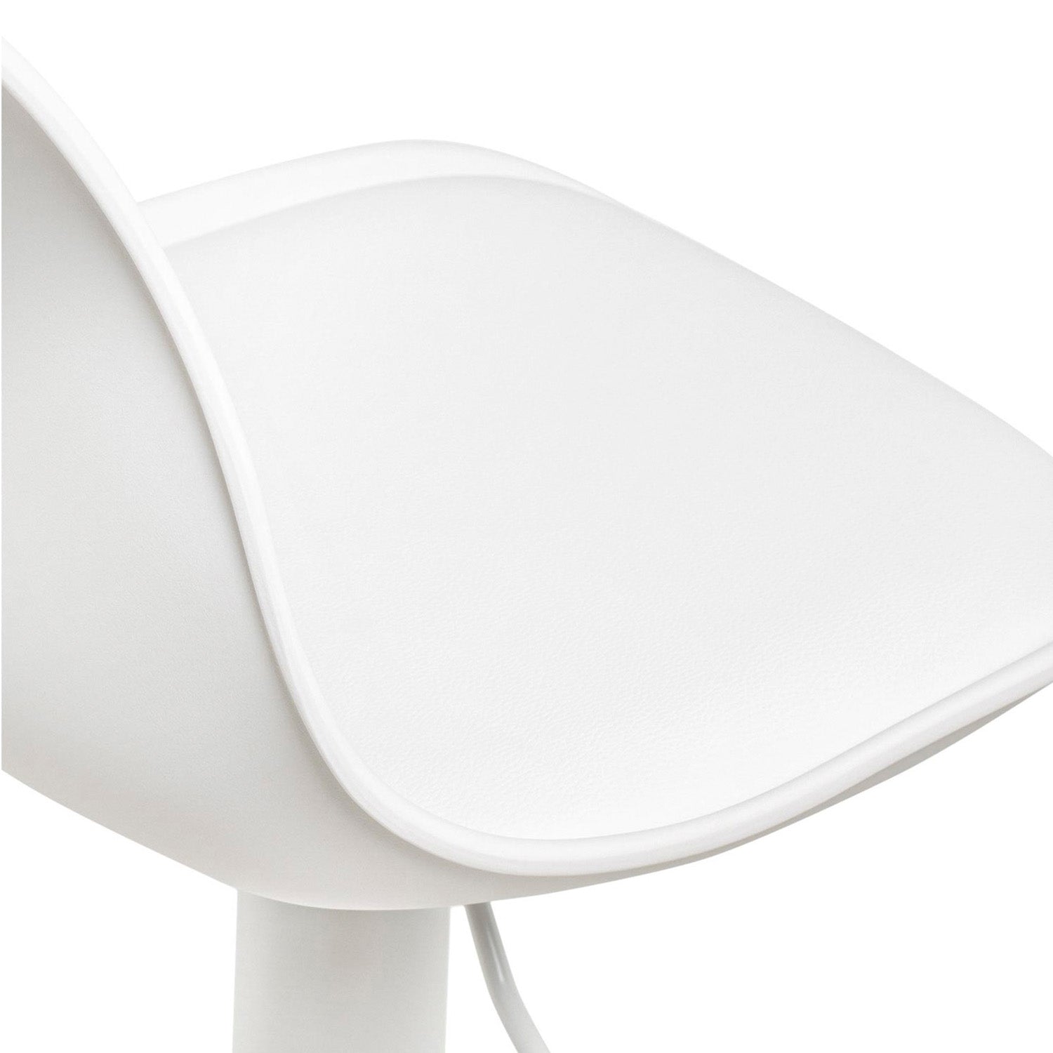 Sgabello sadie bianco