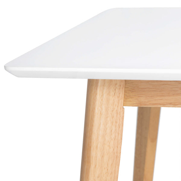 Tavolo fisso alice 120 rovere bianco