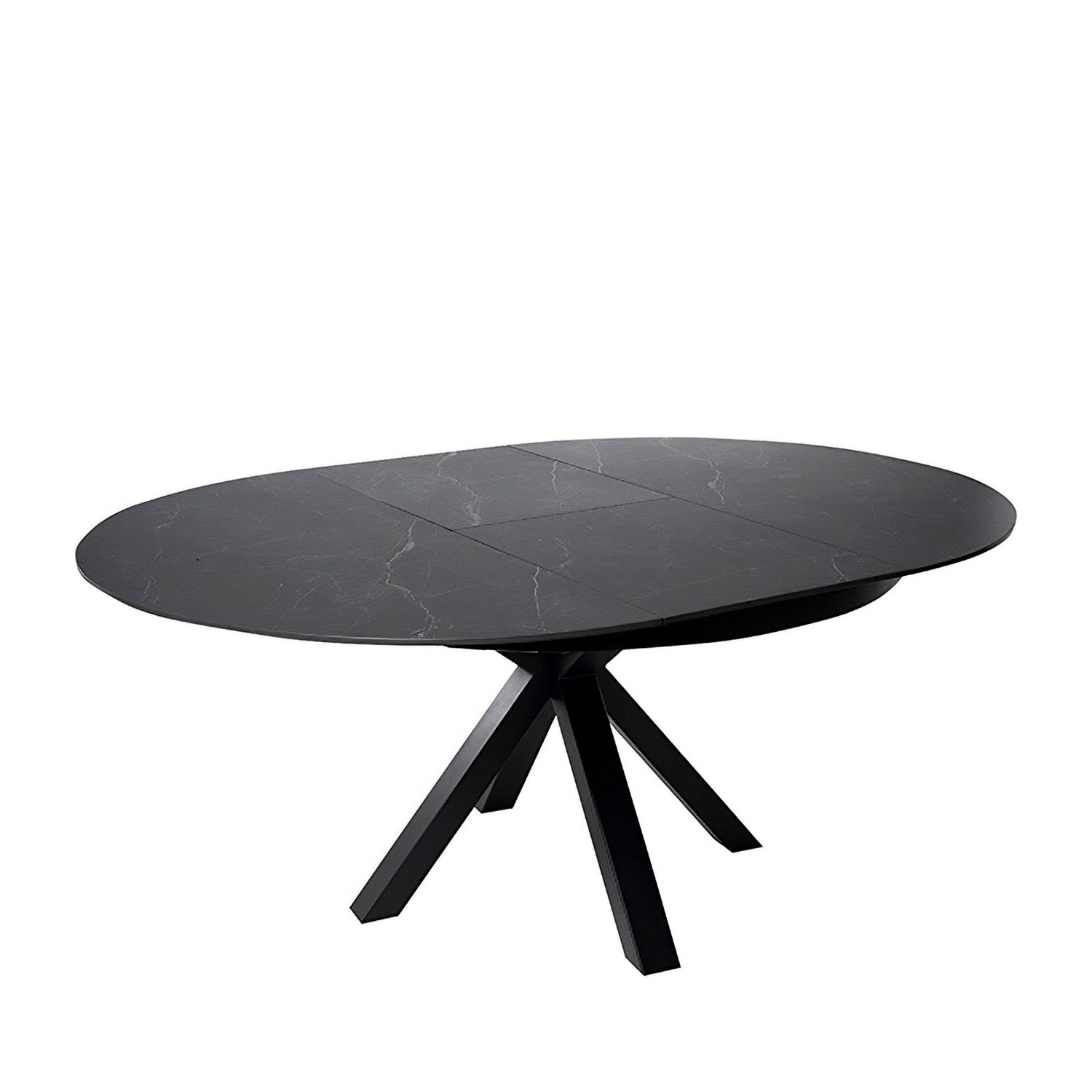 Tavolo zuri 130 rosso. nero/nero