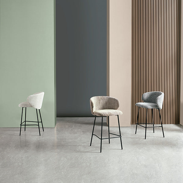 Sgabello raggi grigio