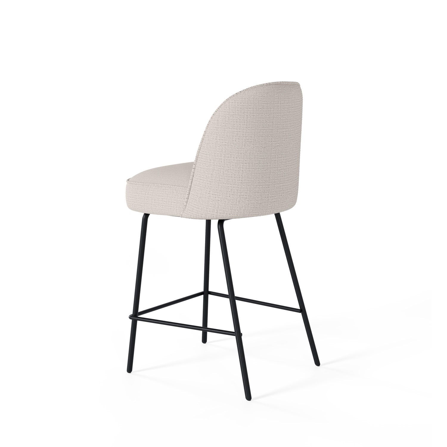 Sgabello nelson beige