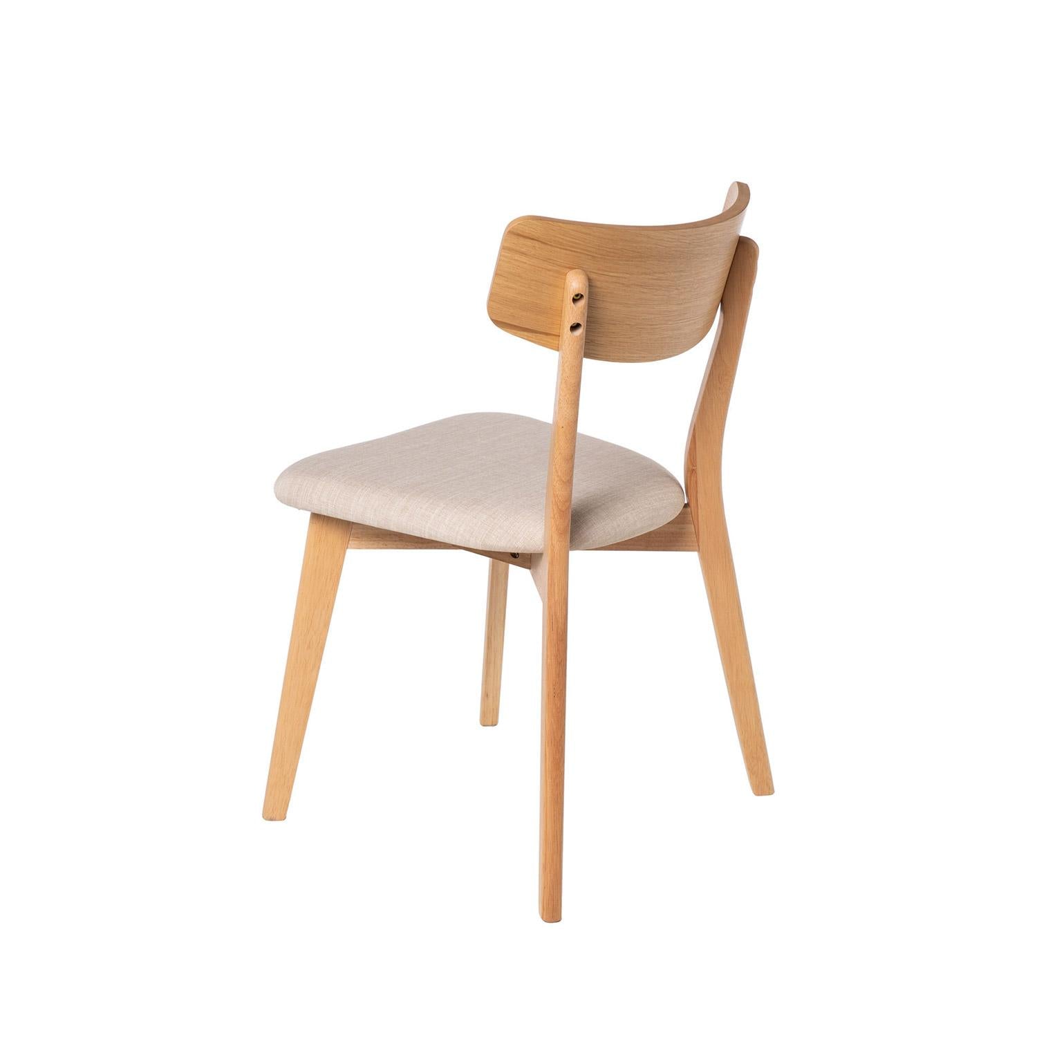 Sedia keira rovere beige