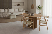 Tavolo fisso in rovere rosso lorenza 100