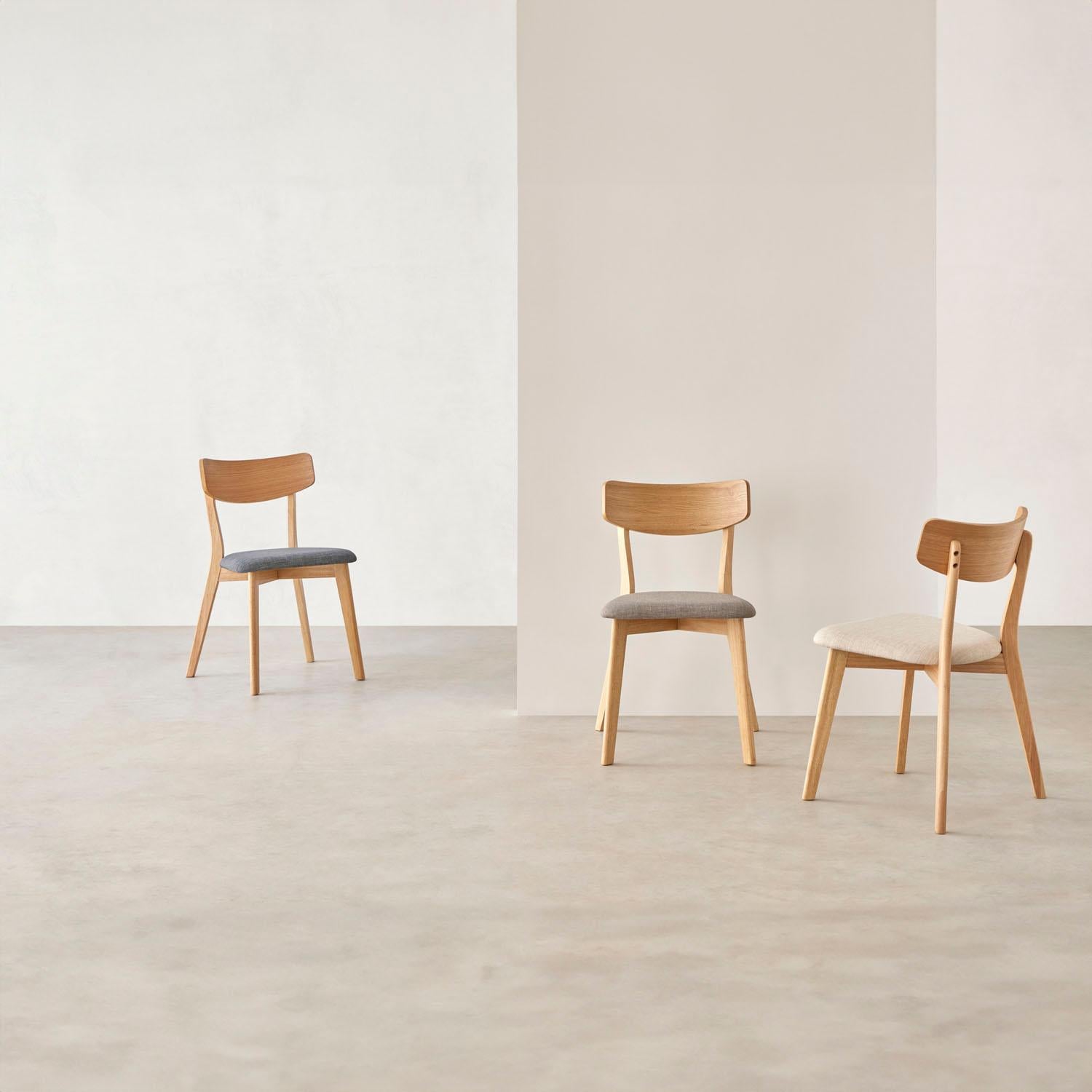 Sedia keira rovere beige