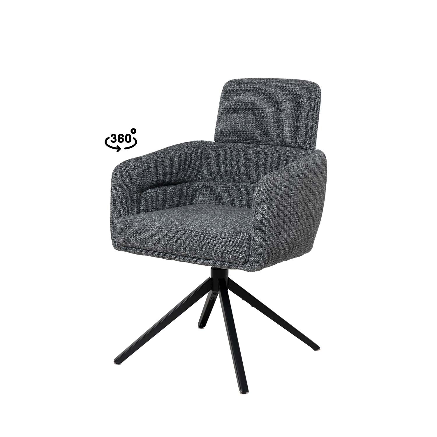 Sedia janice grigio scuro