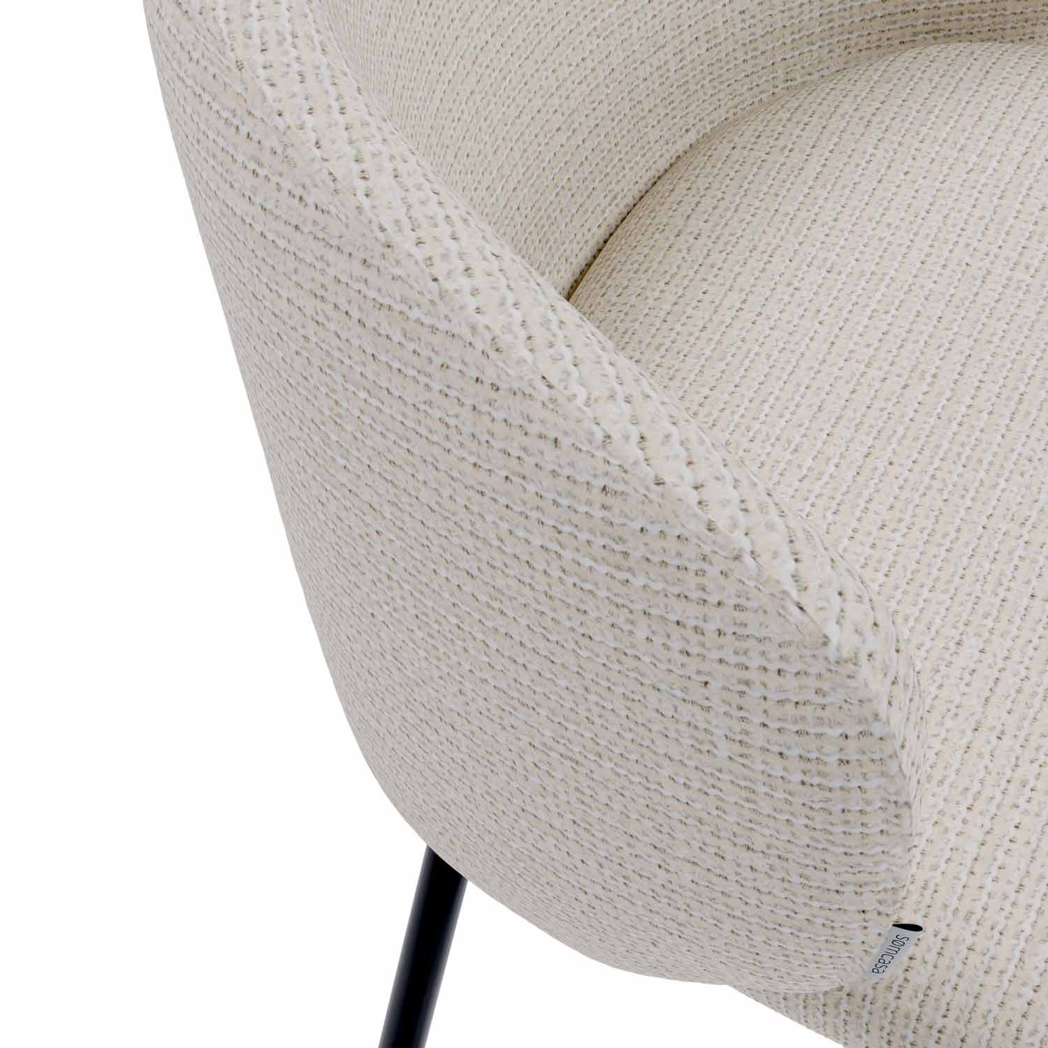 Sgabello raggi beige