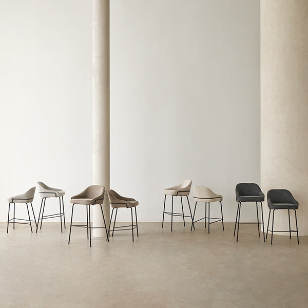 Sgabello louis grigio scuro