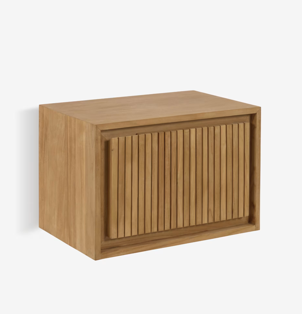 Mobile da bagno Taciana in legno massello di teak 60 x 40 m