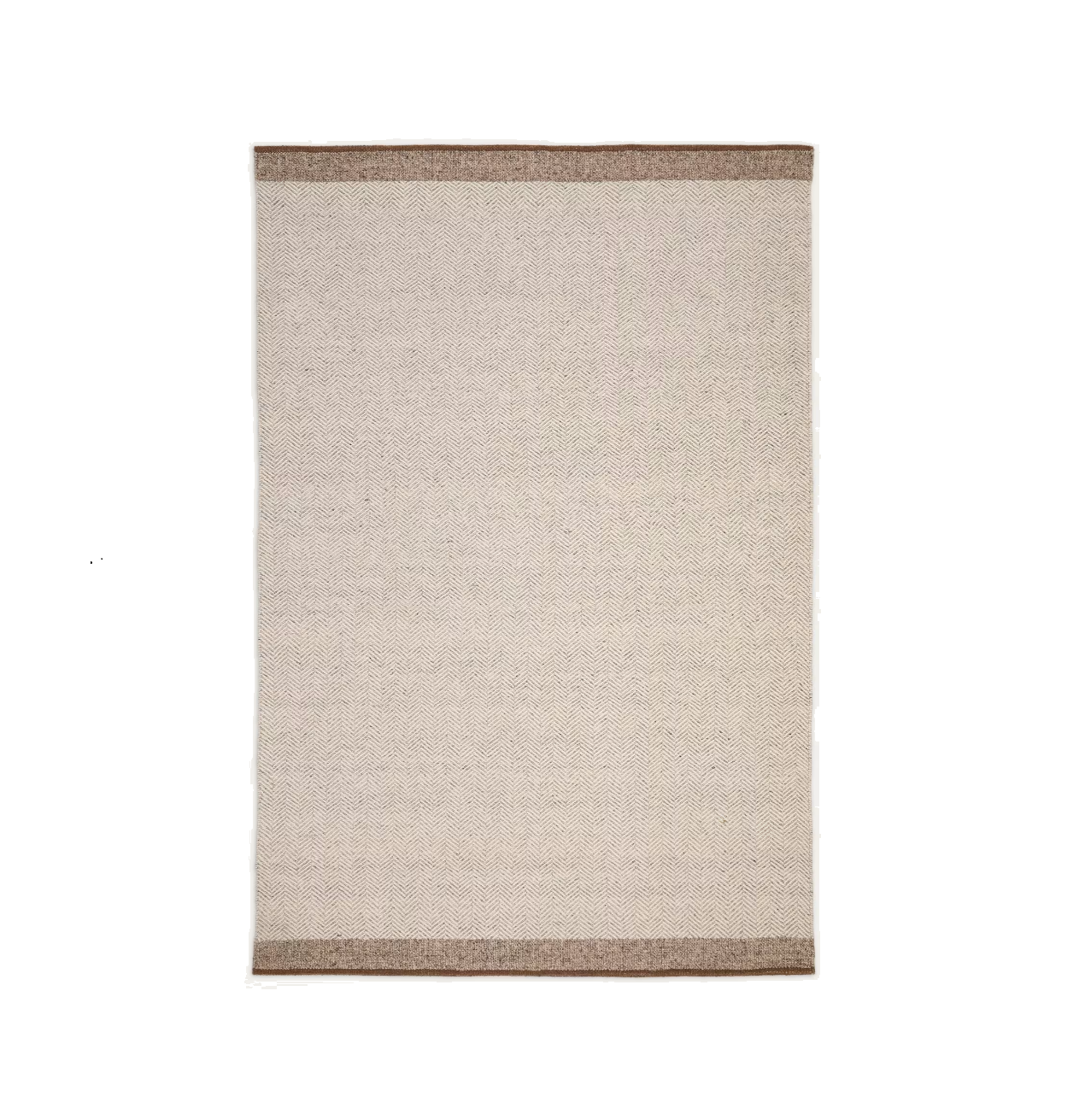 Tappeto Nifelia jacquard in lana beige