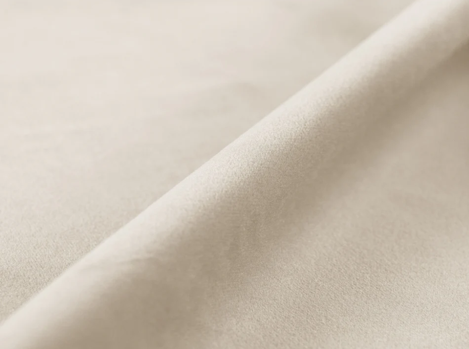 Divano NURIA 4 posti 250x110 cm - Velluto o Bouclè Beige