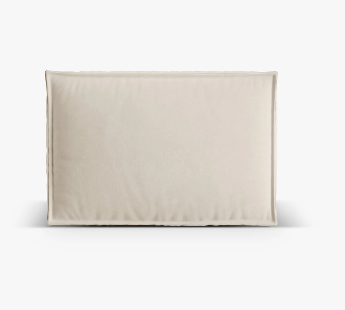 Cuscino Nuria con rullo 60x40x26 cm velluto beige