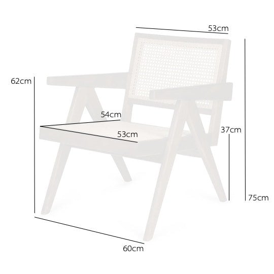 LoungeChair-darkenedteak-hoek-maten