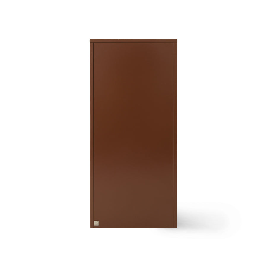 Cassettiera con 6 cassetti, cioccolato