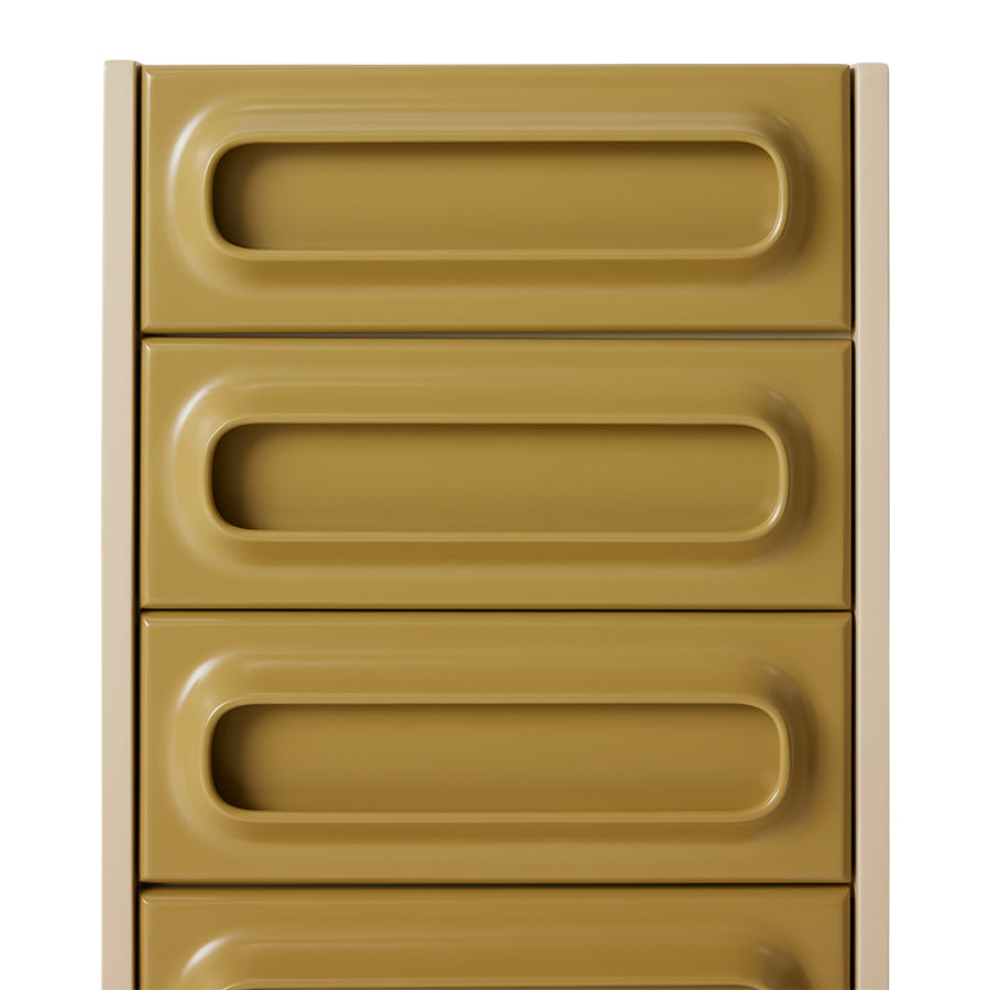 Cassettiera Space, salvia/crema