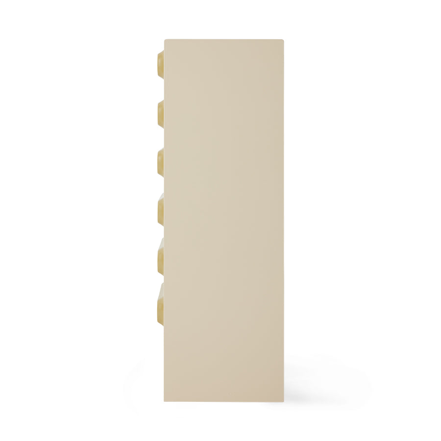 Cassettiera Space, salvia/crema