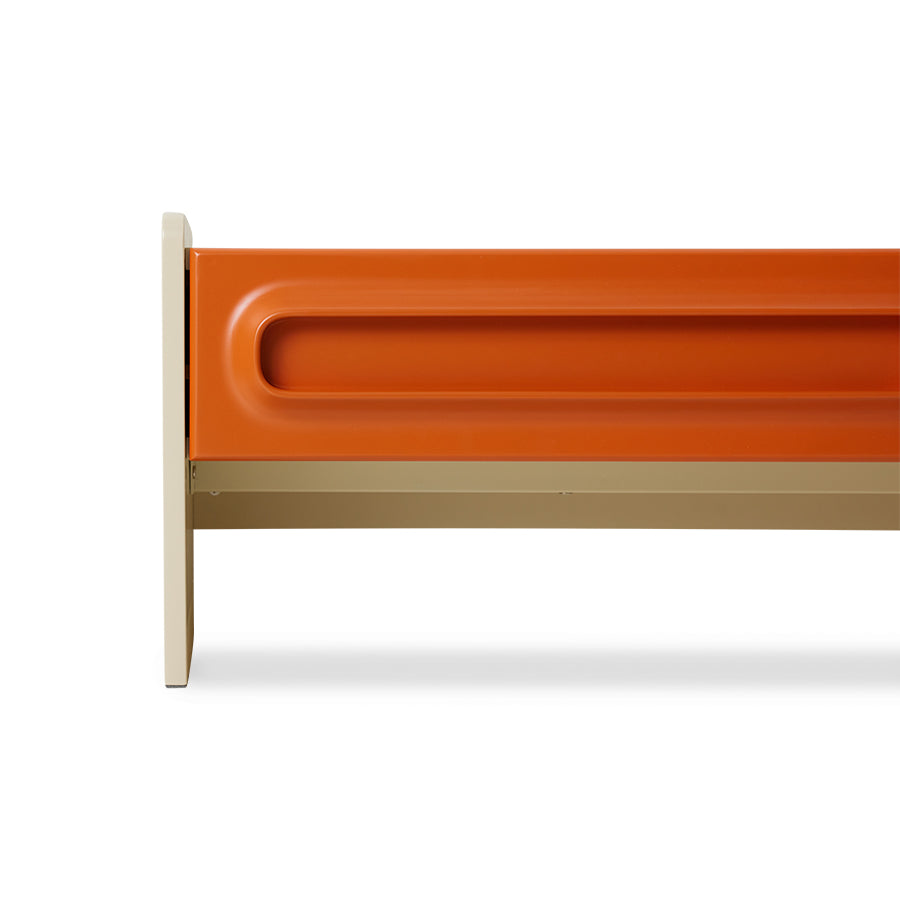 Credenza Space, arancione/crema