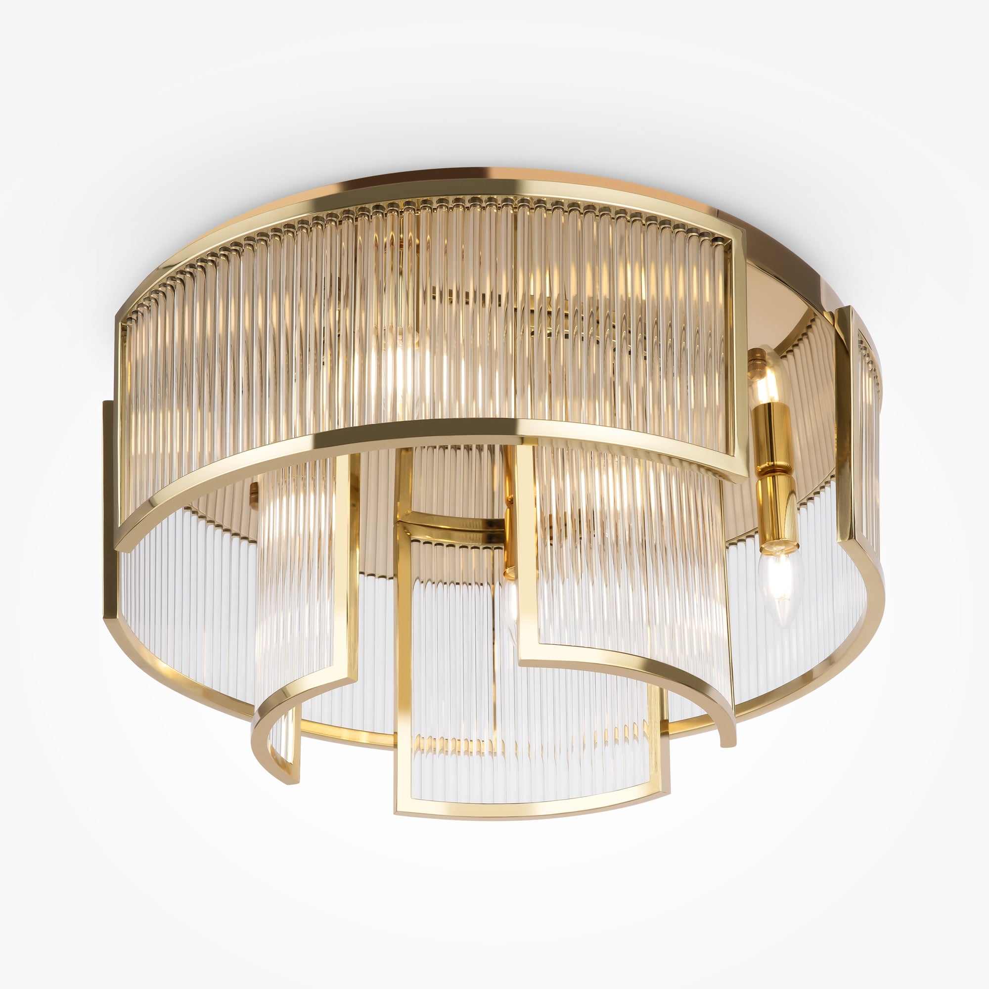 Lampada da soffitto Frame - Maytoni - Oro - MOD174CL-06G