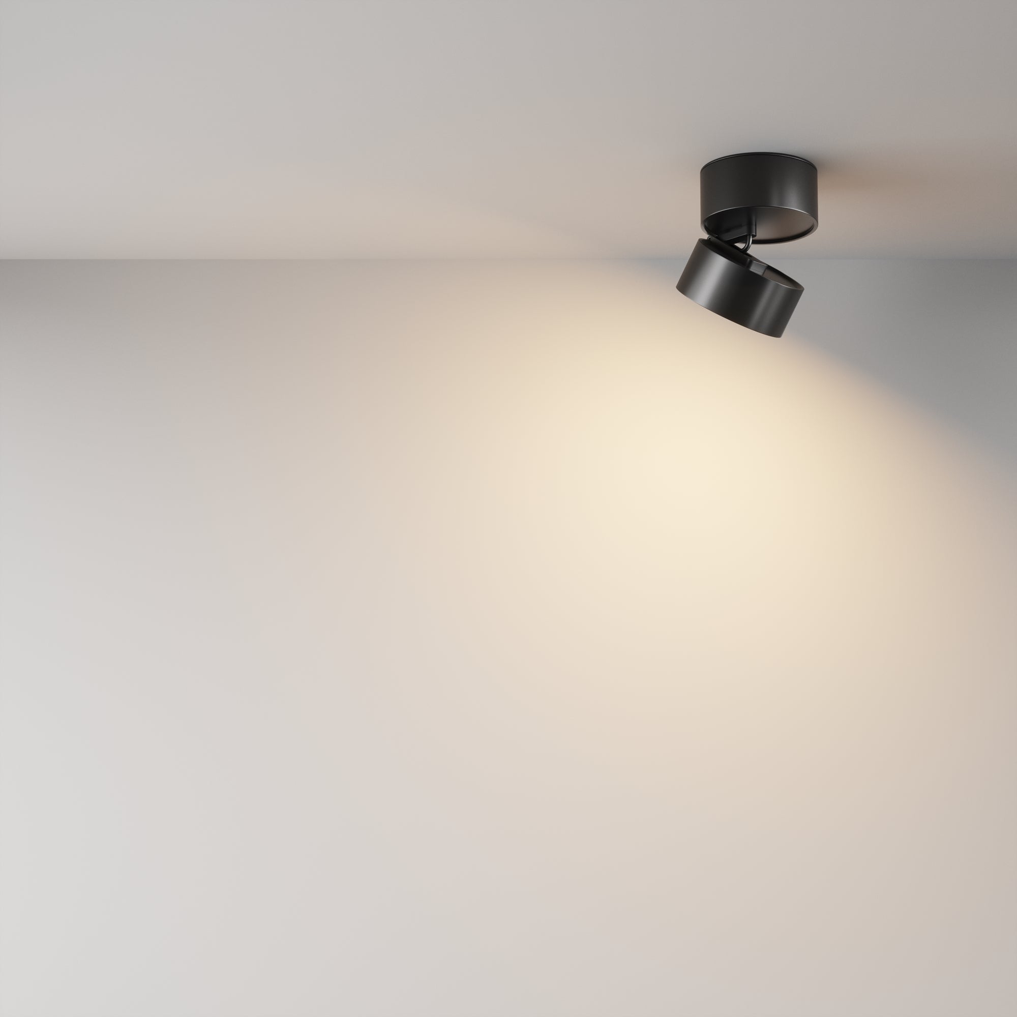 Lampada da soffitto Onda - Maytoni - Nero - C024CL-12W3K-B-1