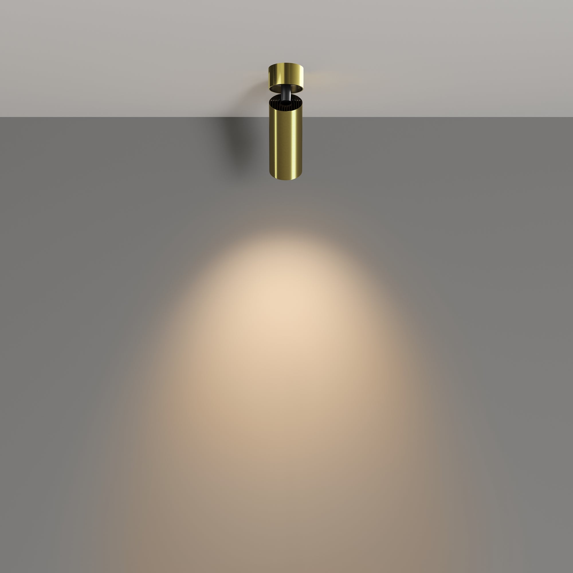 Lampada da soffitto FOCUS LED 4000K 1x12W 50° Dim Triac - Maytoni - Ottone - C055CL-L12W3K-W-BS