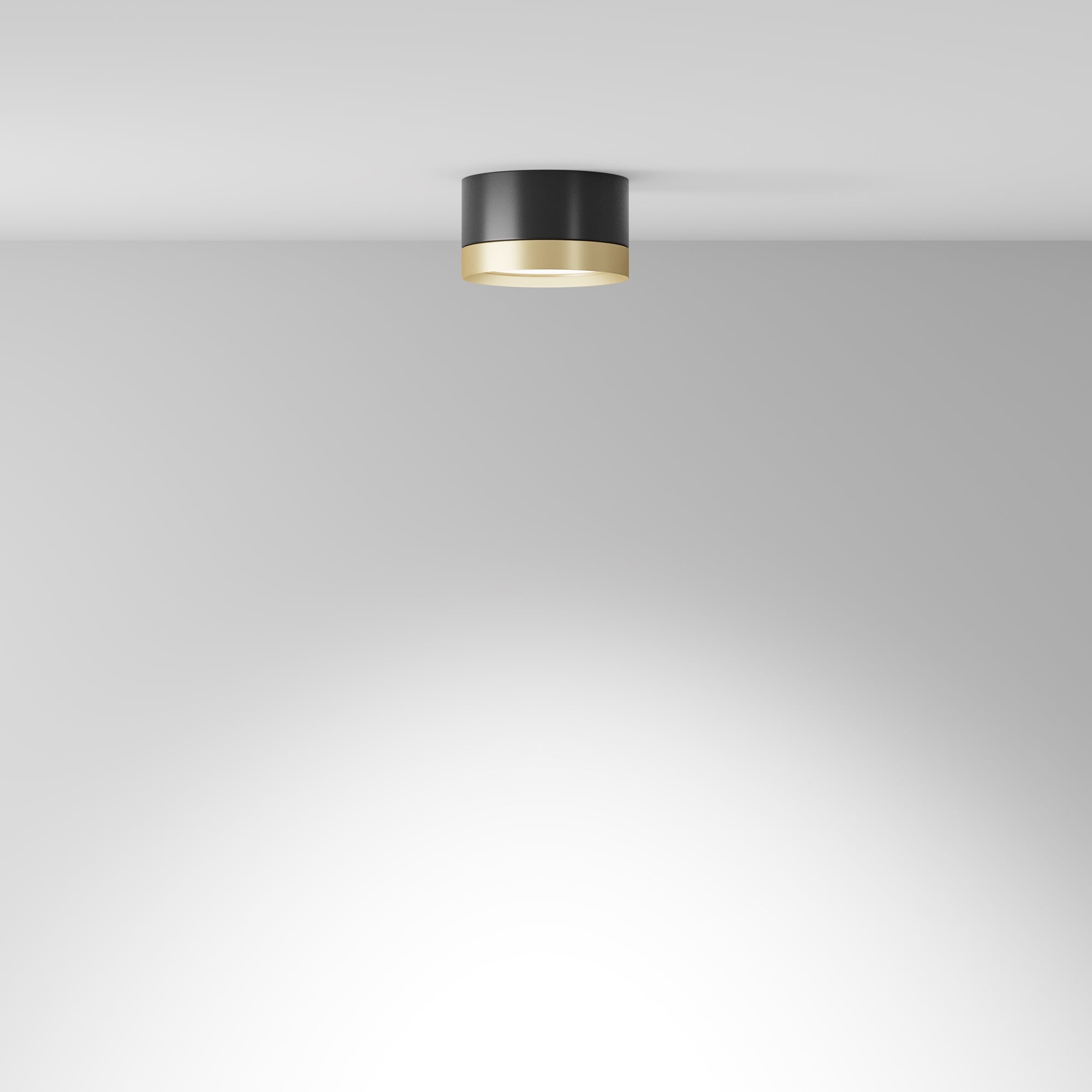 Lampada da soffitto Hoop GX53 1x12W - Maytoni - Nero - C086CL-GX53-SRD-BG
