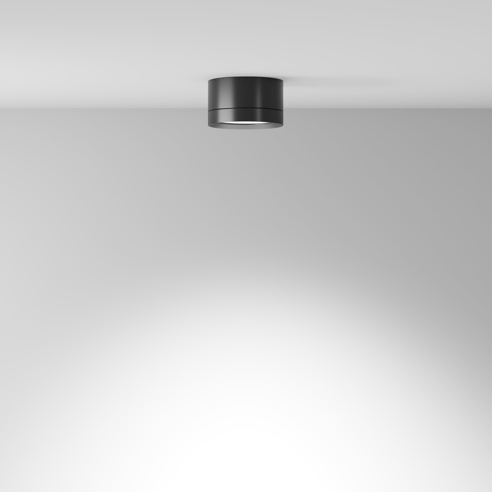 Lampada da soffitto Hoop GX53 1x12W - Maytoni - Nero - C086CL-GX53-SRD-B