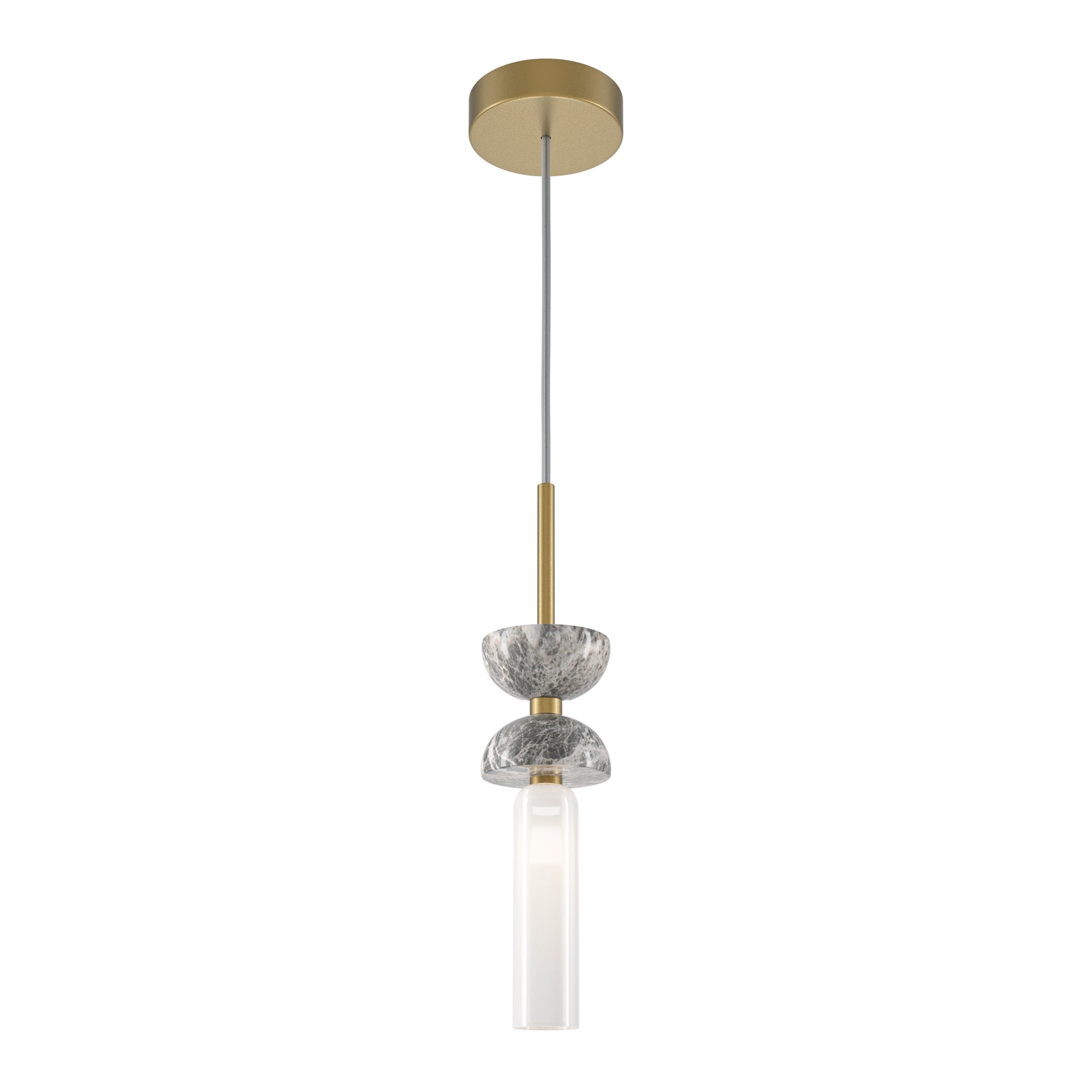 Lampada a sospensione Kyoto - Maytoni - oro e grigio - MOD178PL-01GR