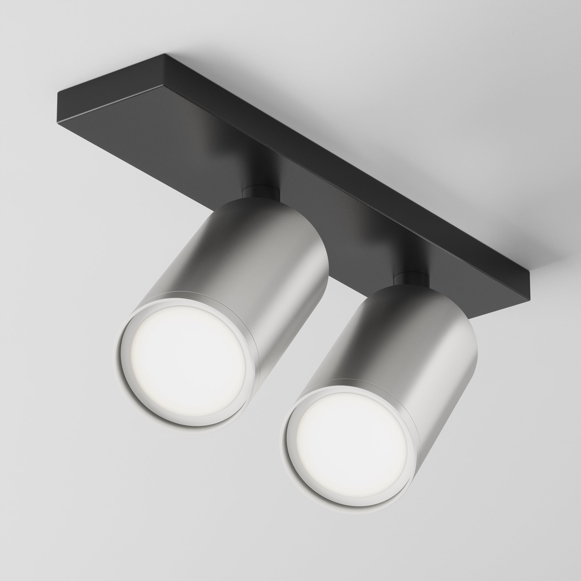 Lampada da soffitto FOCUS S GU10 2x10W - Maytoni - Nero - C051CL-U-02BS