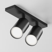 Lampada da soffitto FOCUS S GU10 2x10W - Maytoni - Nero - C051CL-U-2B