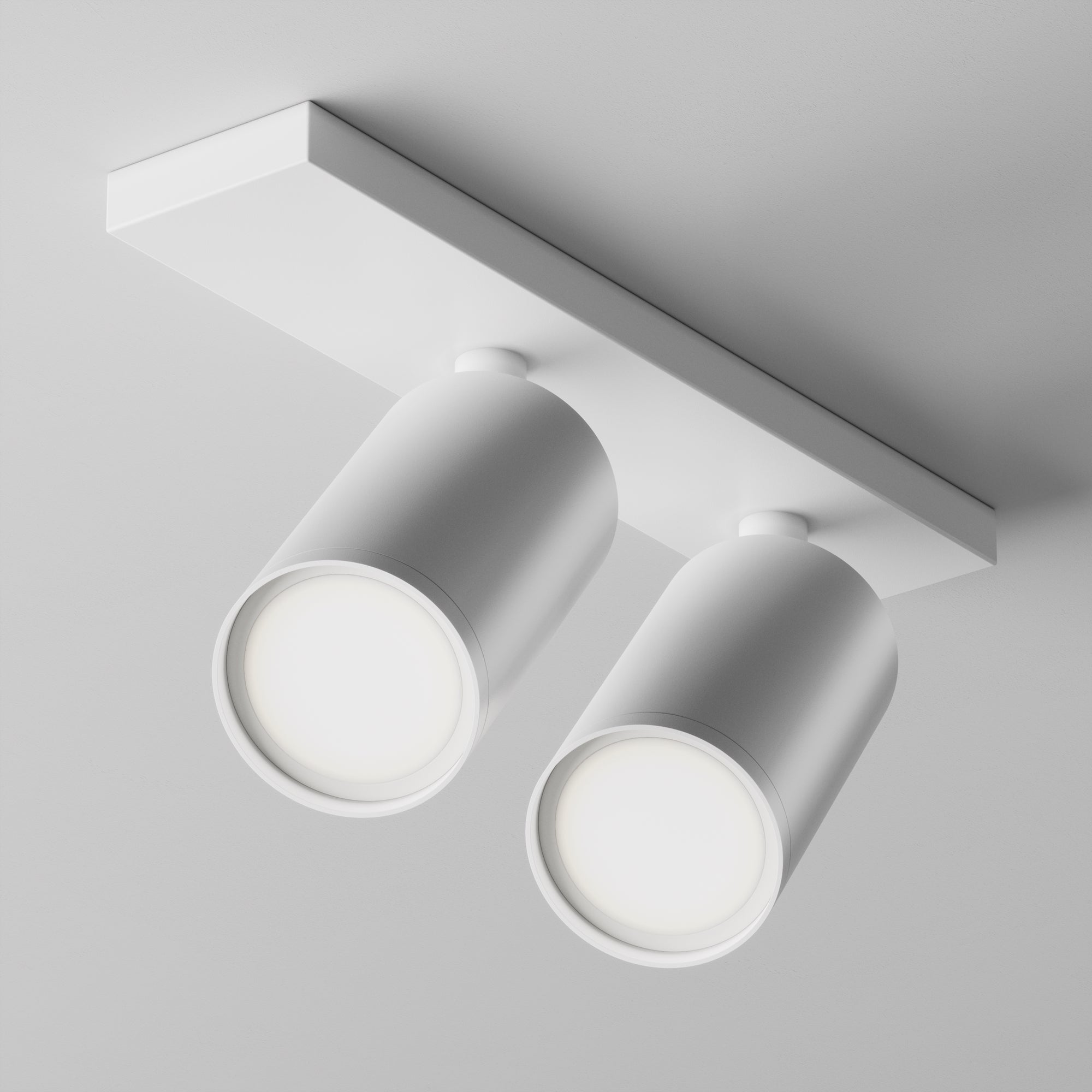 Lampada da soffitto FOCUS S GU10 2x10W - Maytoni - Bianco - C051CL-U-2W