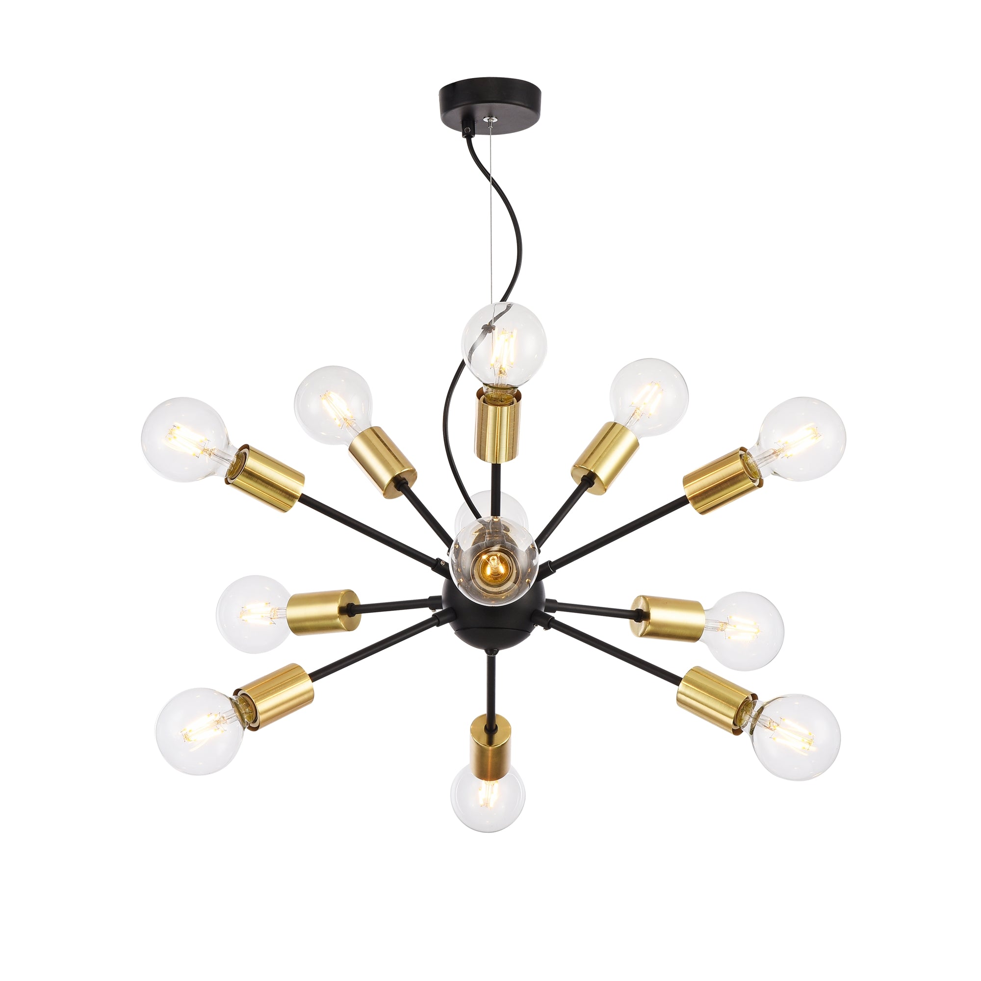 Lampada a sospensione Jackson - Maytoni - Nero - T546PL-12B