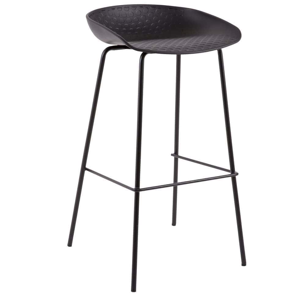 Set Sgabelli NETTA h62cm Nero – Restylit