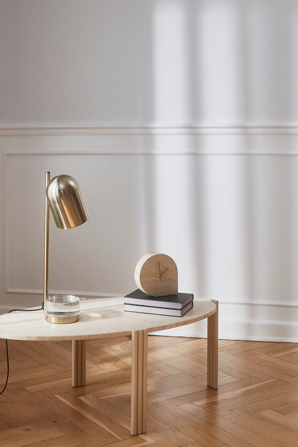 LUCEO lampada da tavolo - Oro/Trasparente - AYTM - Ø12xA50 CM