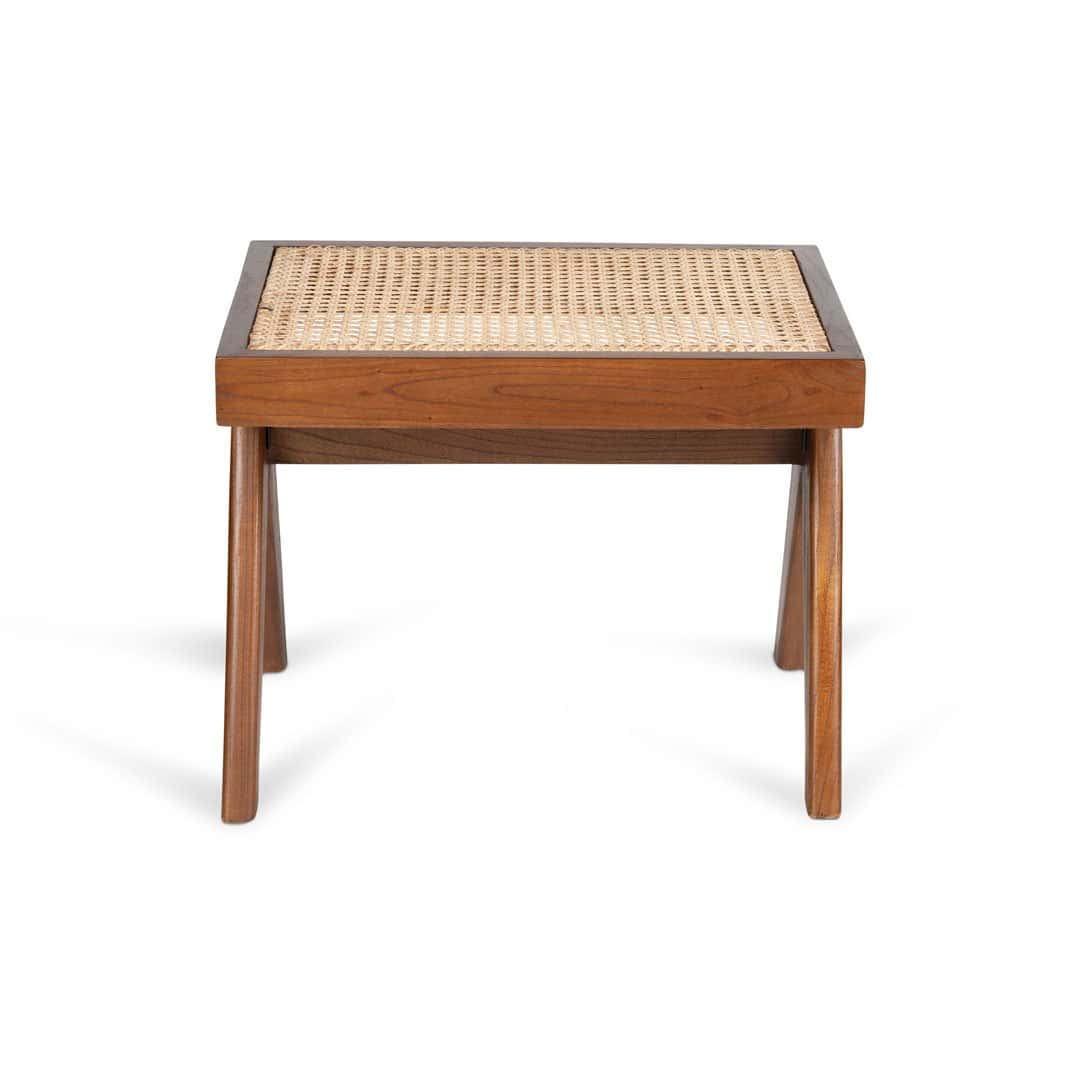 Stool-Lounge-darkenedteak-voorkant (1)