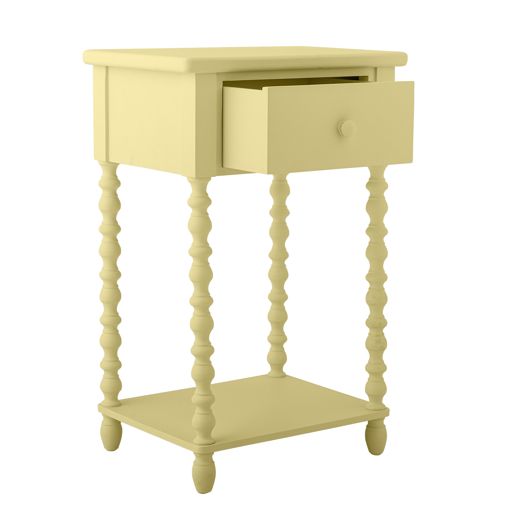 Tavolino Salino, Giallo, Pino