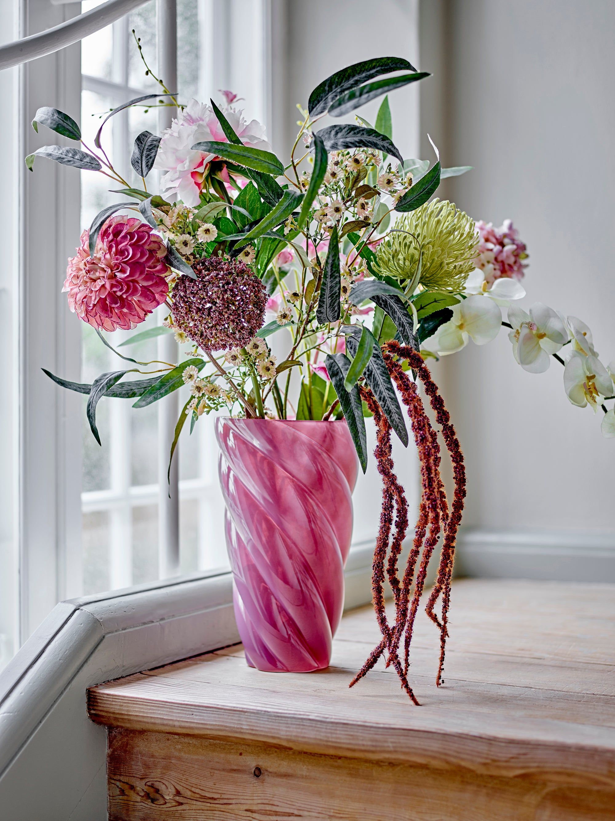Vaso Callo, Rosa, Vetro