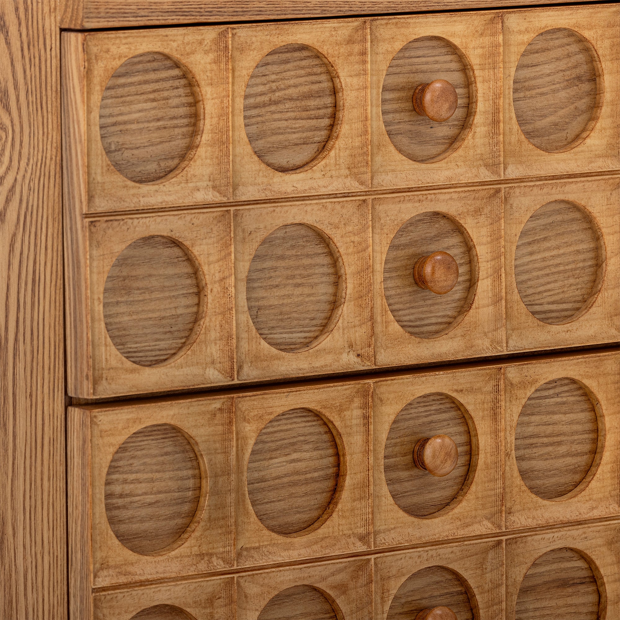 Cassettiera Vester, Marrone, MDF