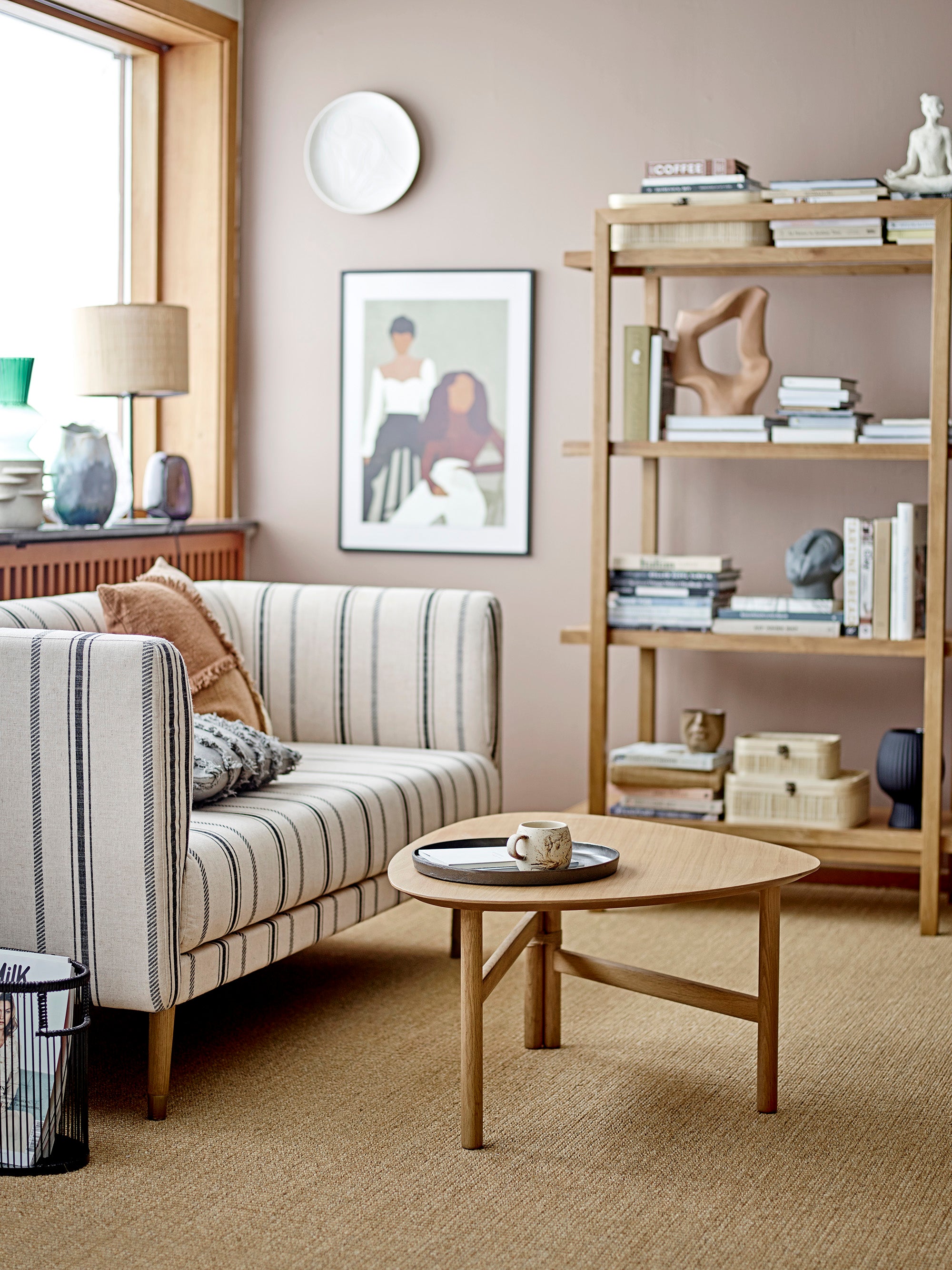 Tavolino Koos, Natura, Rovere impiallacciato