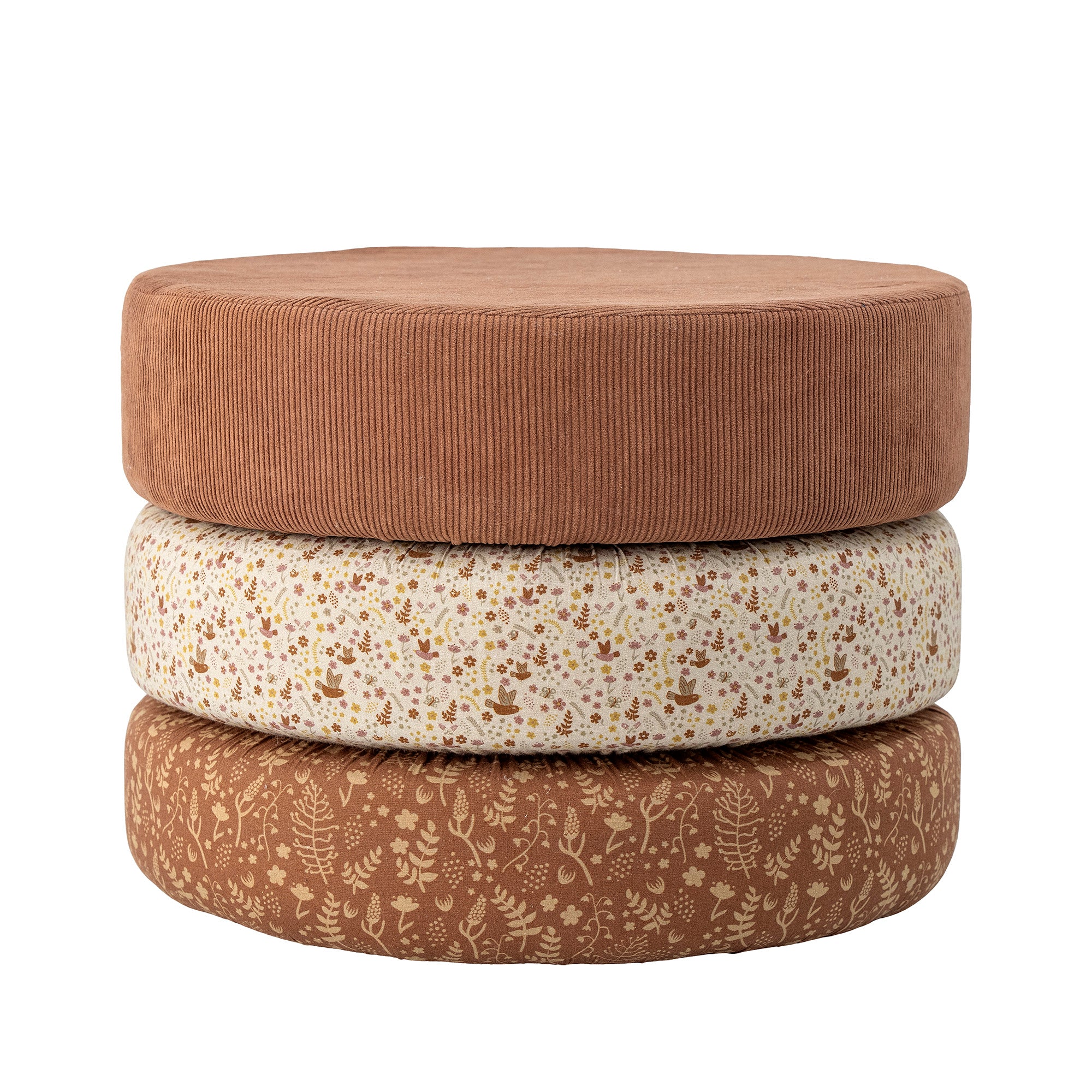 Pouf Jo, Marrone, Cotone