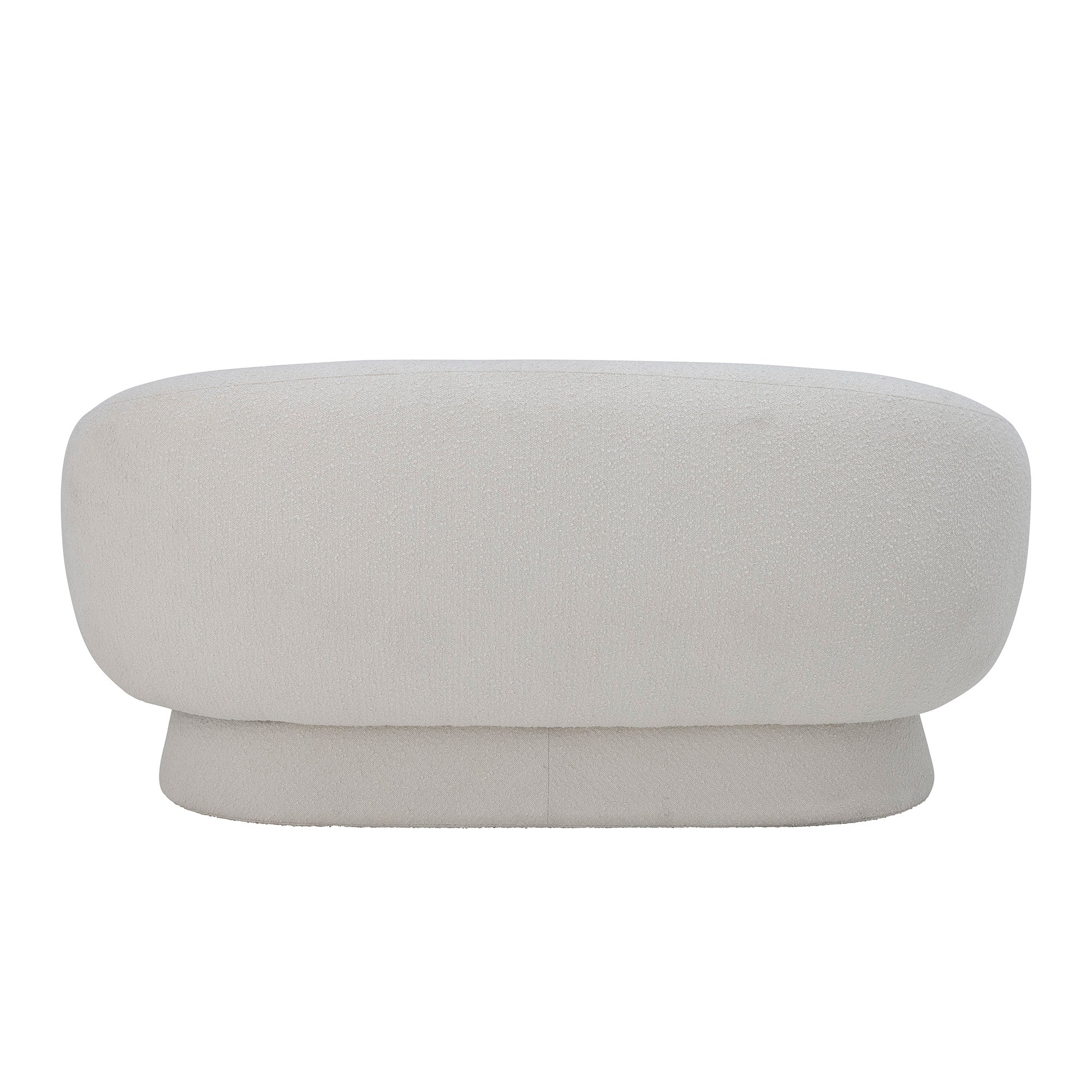 Divano Ted, Bianco, Poliestere