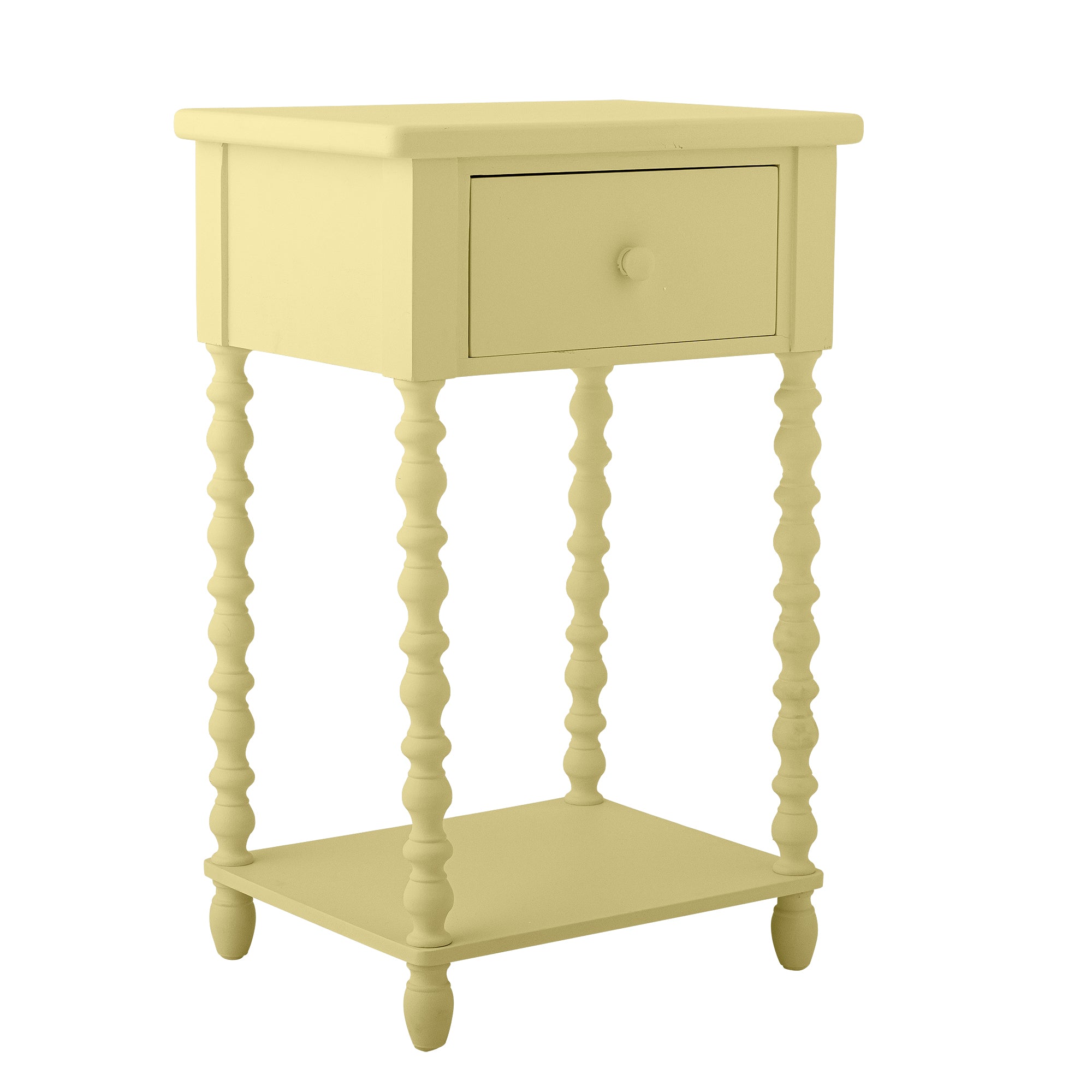 Tavolino Salino, Giallo, Pino