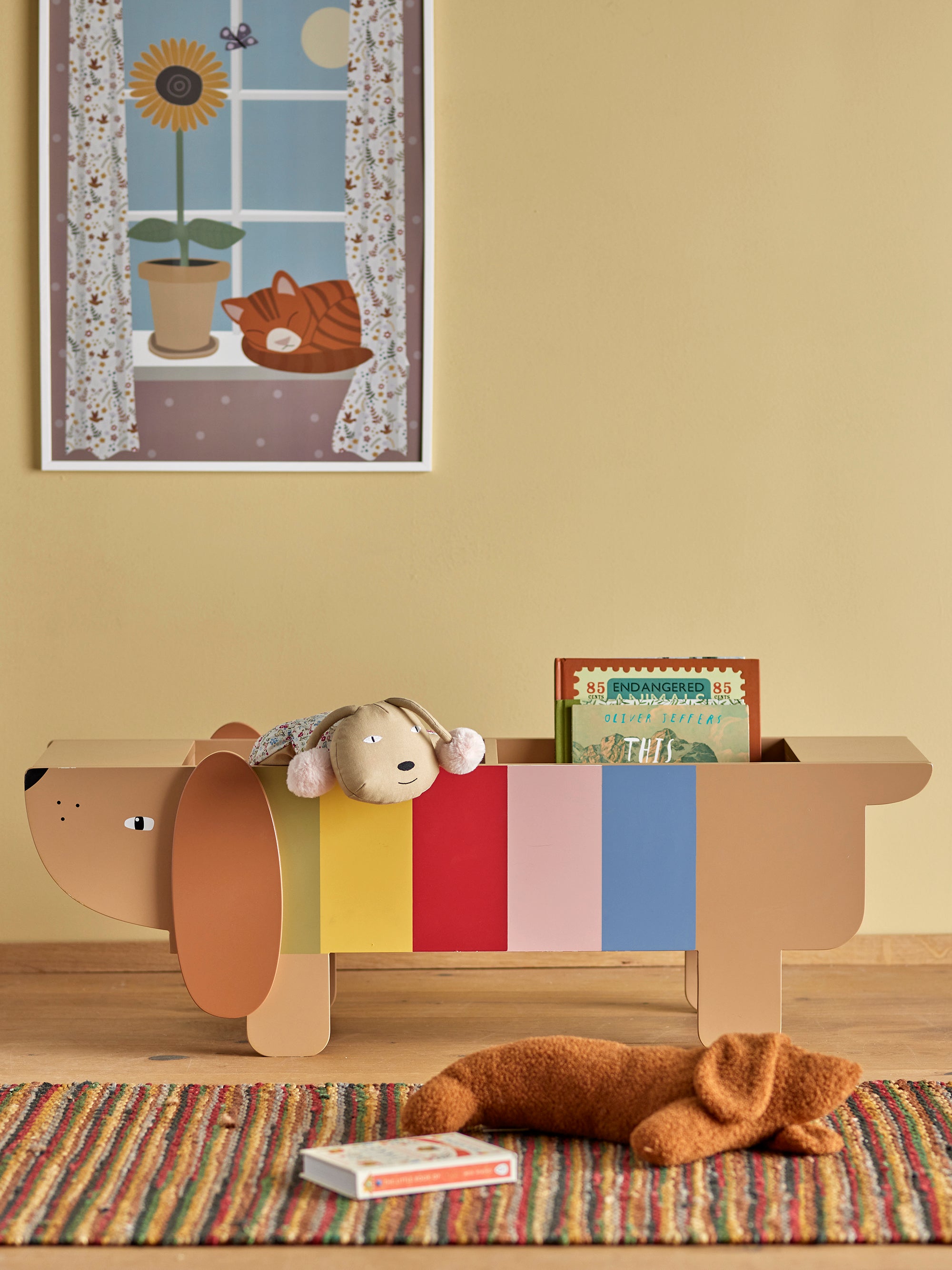 Libreria Charlie, Marrone, MDF
