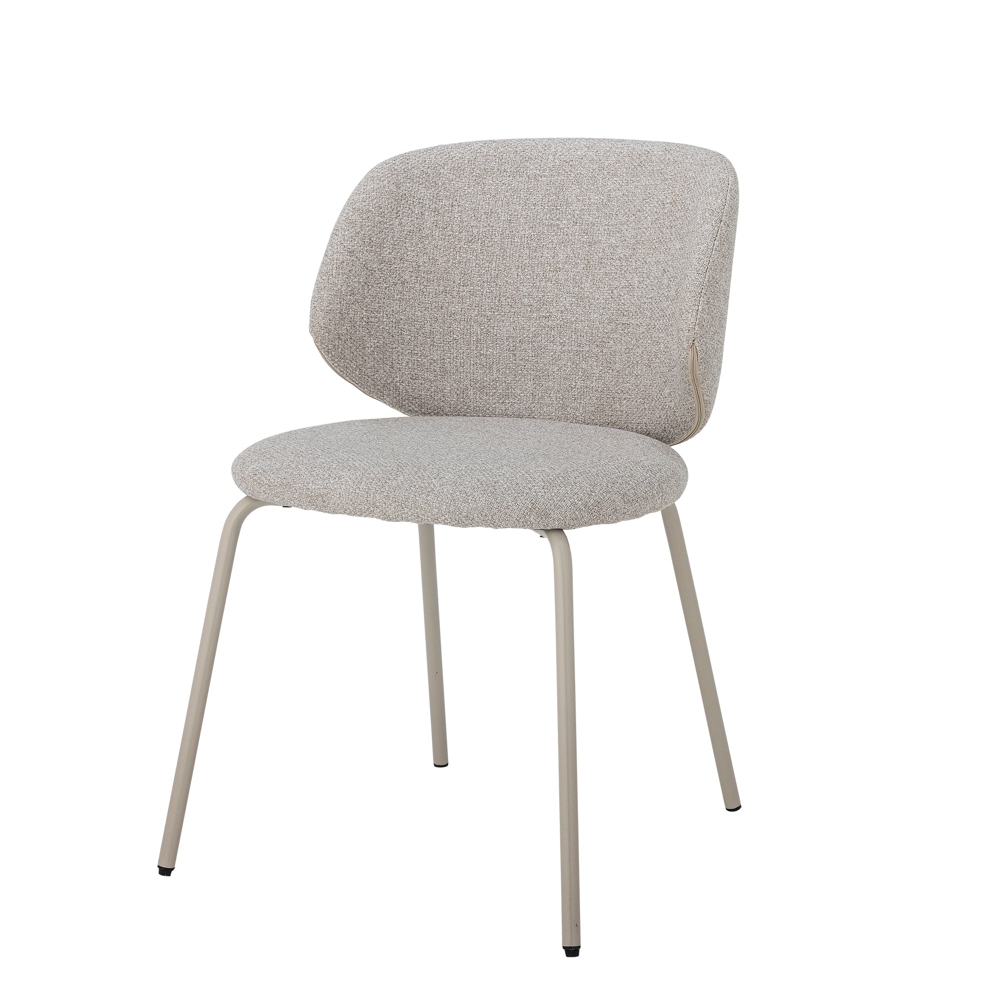 Sedia da pranzo Ponte, Grigio, Poliestere