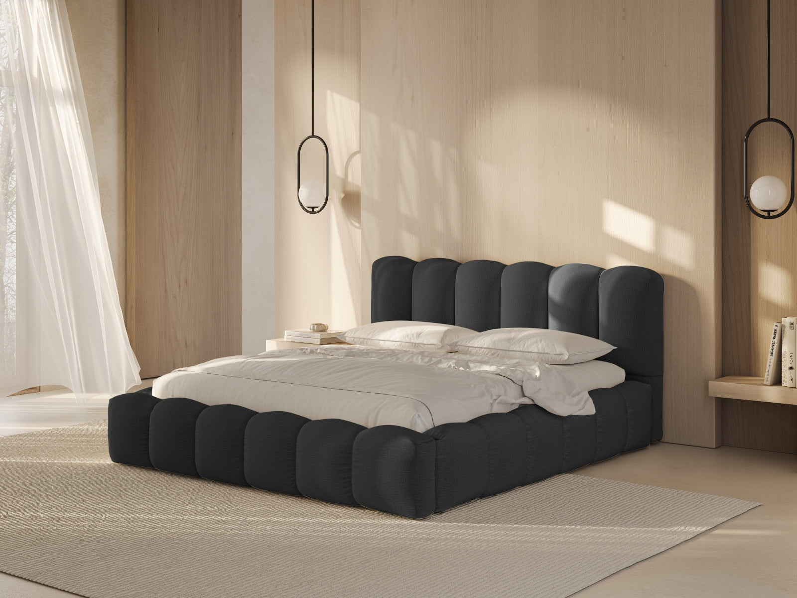 Letto contenitore, "Lupine", 226x186x95