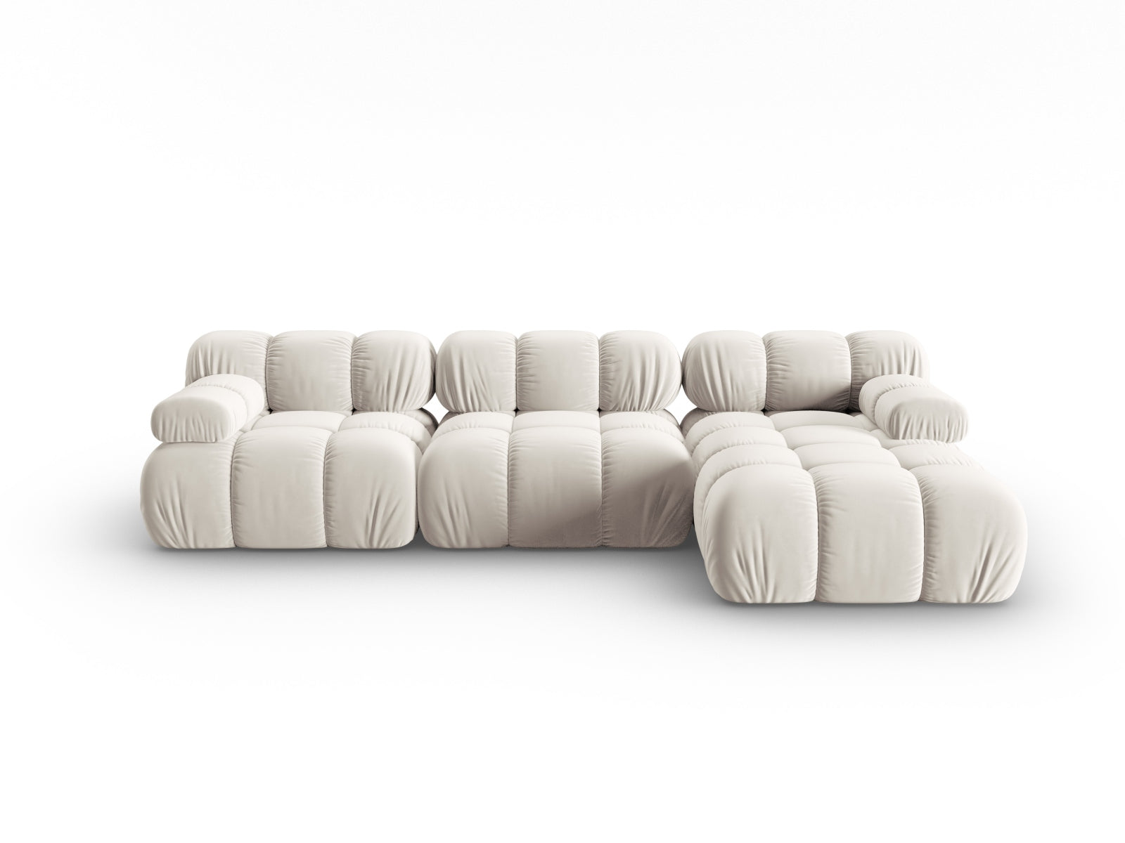 Divano angolare con chaise longue, "Bellis", 4 posti, 282x155x70