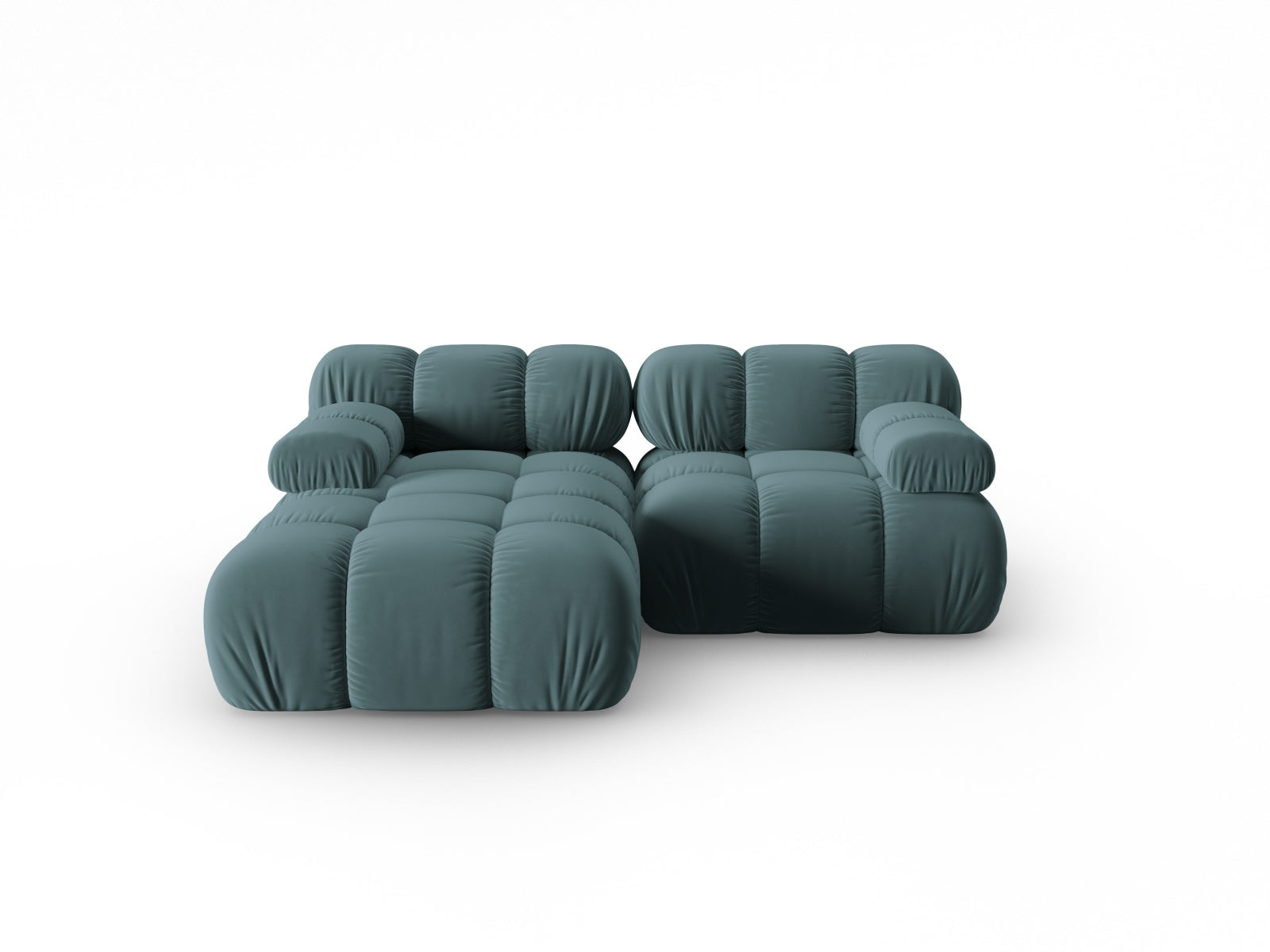 Divano angolare componibile con chaise longue , "Bellis", 3 posti, 188x155x70