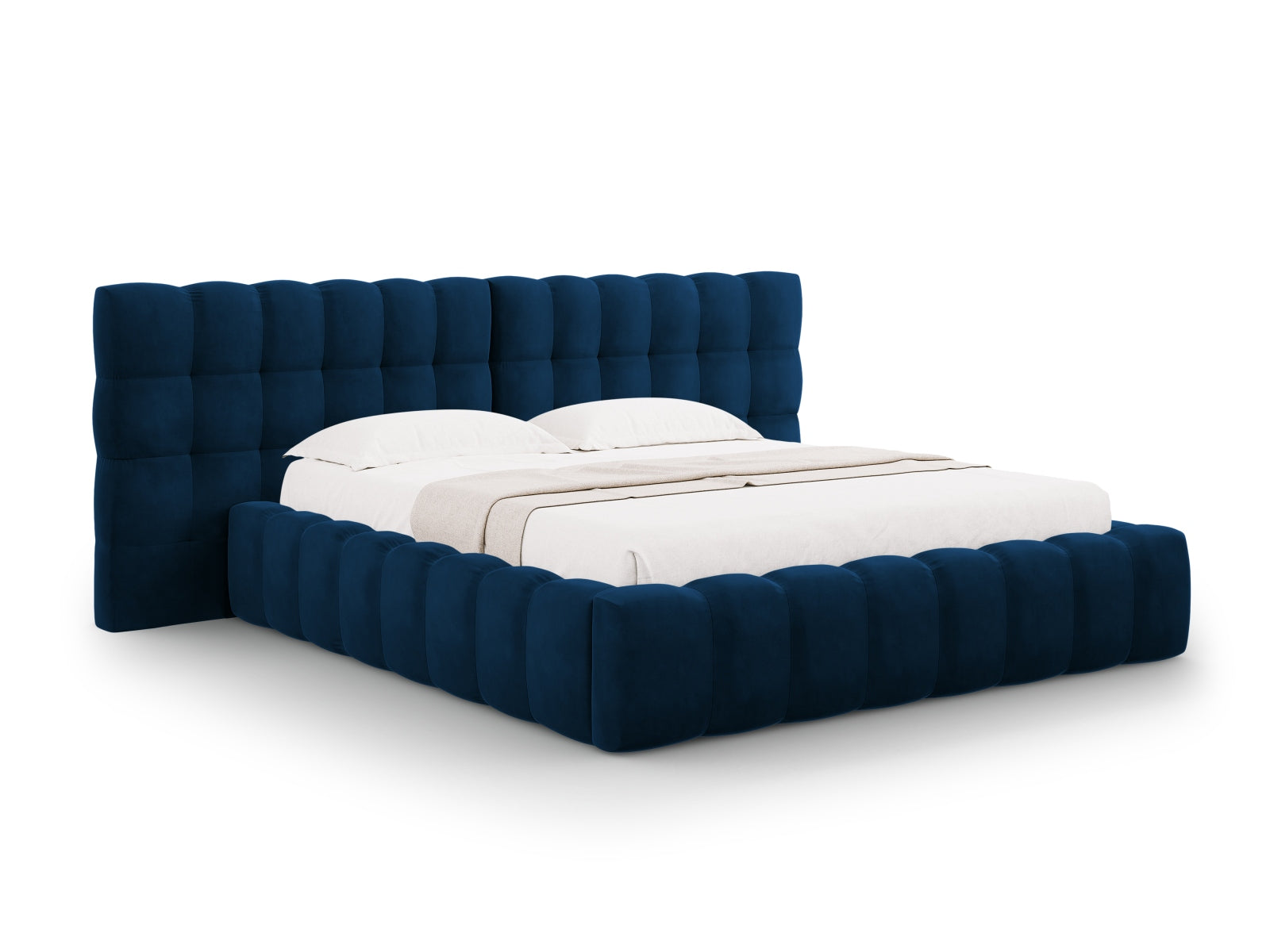 Letto contenitore con testiera doppia, "Mamaia", 230x350x100